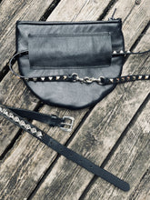 Load image into Gallery viewer, Leather Polka Dot Belt Pouch