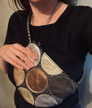 Load image into Gallery viewer, Leather Polka Dot Belt Pouch