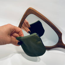 Load image into Gallery viewer, Leather XS Zipper Pouch