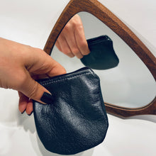 Load image into Gallery viewer, Leather XS Zipper Pouch