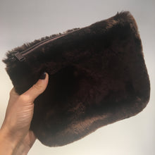 Load image into Gallery viewer, Large Recycled Shearling Pouch