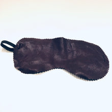 Load image into Gallery viewer, Leather and Silk Sleep Mask