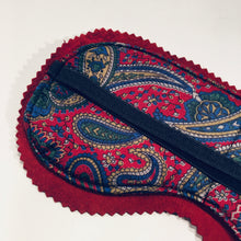 Load image into Gallery viewer, Leather and Silk Sleep Mask