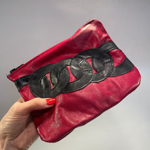Load image into Gallery viewer, Leather Chain Applique Pouch