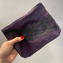 Load image into Gallery viewer, Leather Chain Applique Pouch