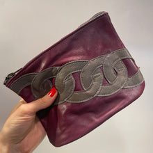 Load image into Gallery viewer, Leather Chain Applique Pouch