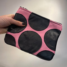 Load image into Gallery viewer, Large Polka Dot Zip Pouch
