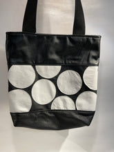 Load image into Gallery viewer, Leather Polka Dot Mini Tote Bag