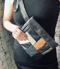 Load image into Gallery viewer, Recycled Leather Tie Belt Bag