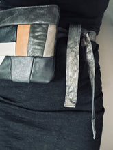 Load image into Gallery viewer, Recycled Leather Tie Belt Bag