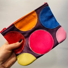 Load image into Gallery viewer, Multi-Colour Large Polka Dot Pouch
