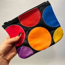 Load image into Gallery viewer, Multi-Colour Large Polka Dot Pouch
