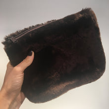 Load image into Gallery viewer, Large Recycled Shearling Pouch
