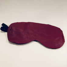 Load image into Gallery viewer, Leather and Silk Sleep Mask

