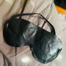 Load image into Gallery viewer, Leather and Silk Sleep Mask
