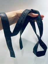 Load image into Gallery viewer, Recycled Leather Tie Belt
