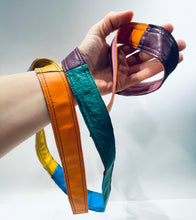 Load image into Gallery viewer, Recycled Leather Tie Belt

